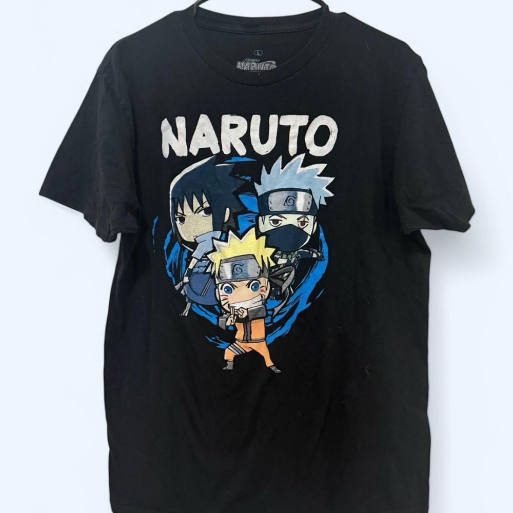 Naruto Black Graphic T-Shirt